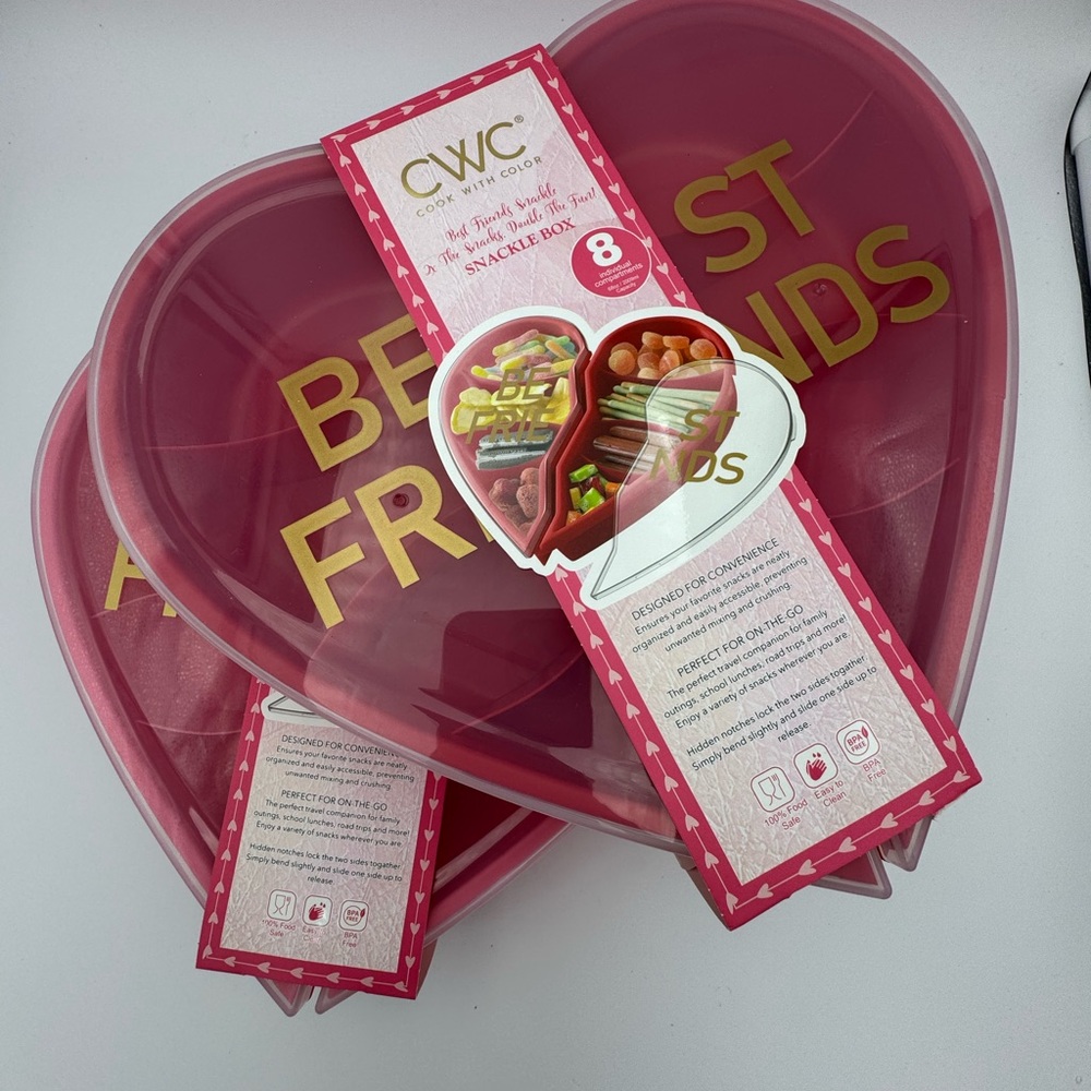 CWC Heart-Shaped Snack 2 Box Set